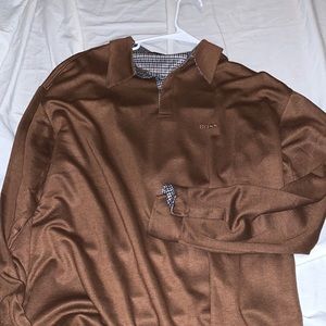 long sleeve collared shirt